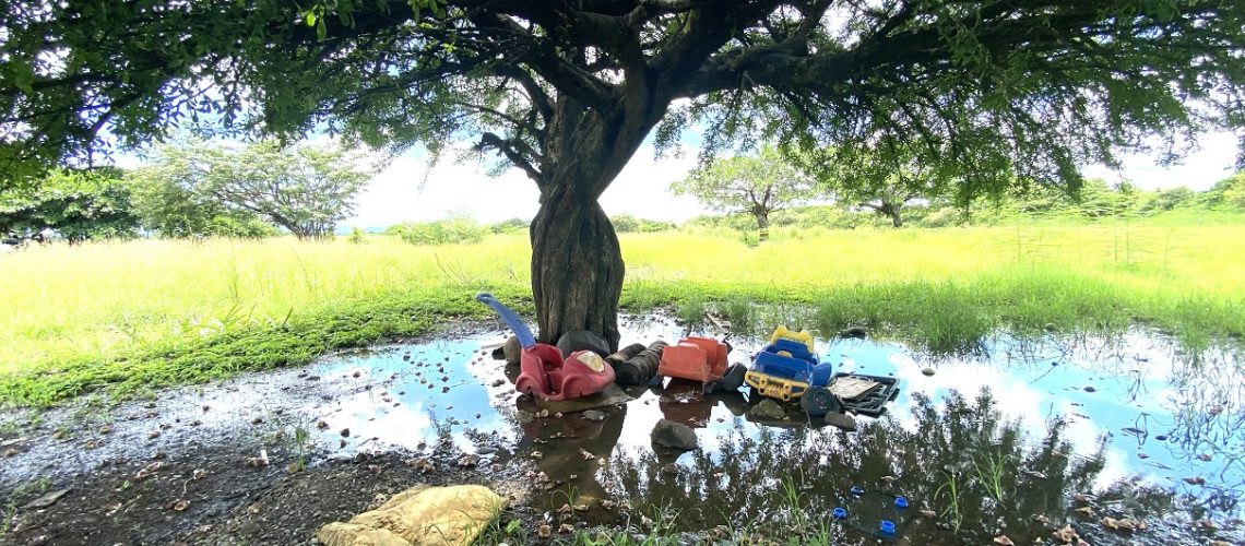 Terreno donde se construirá el parque